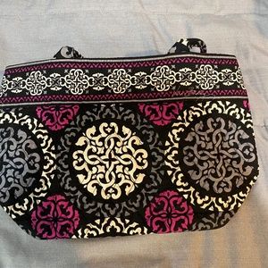 Small Vera Bradley bag black and pink